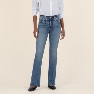 Kut from the Kloth Natalie High Rise Bootcut, Short Inseam Size 1212 / Cracking